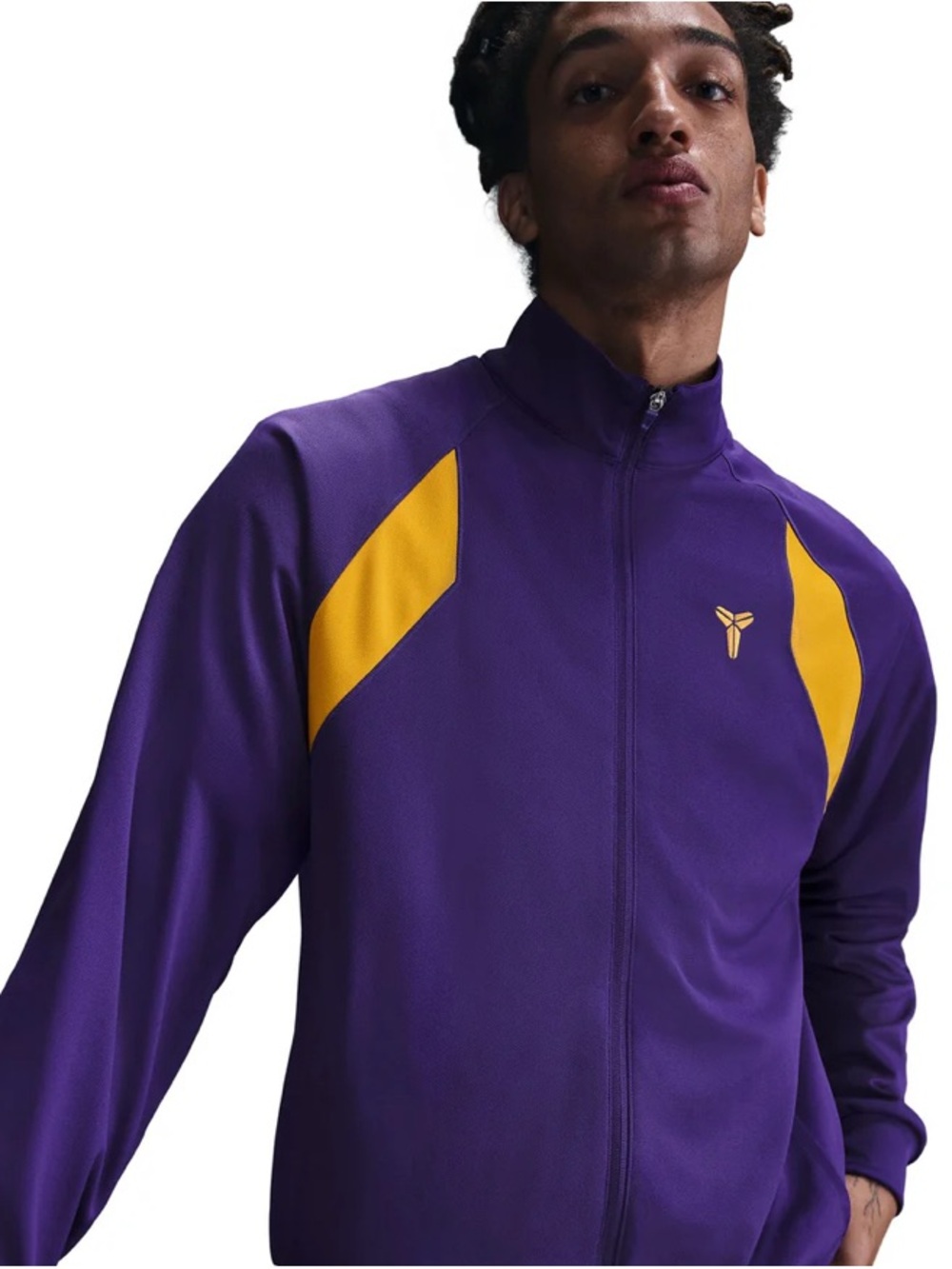 Kobe Bryant Purple and Gold Track Jacket - Men's